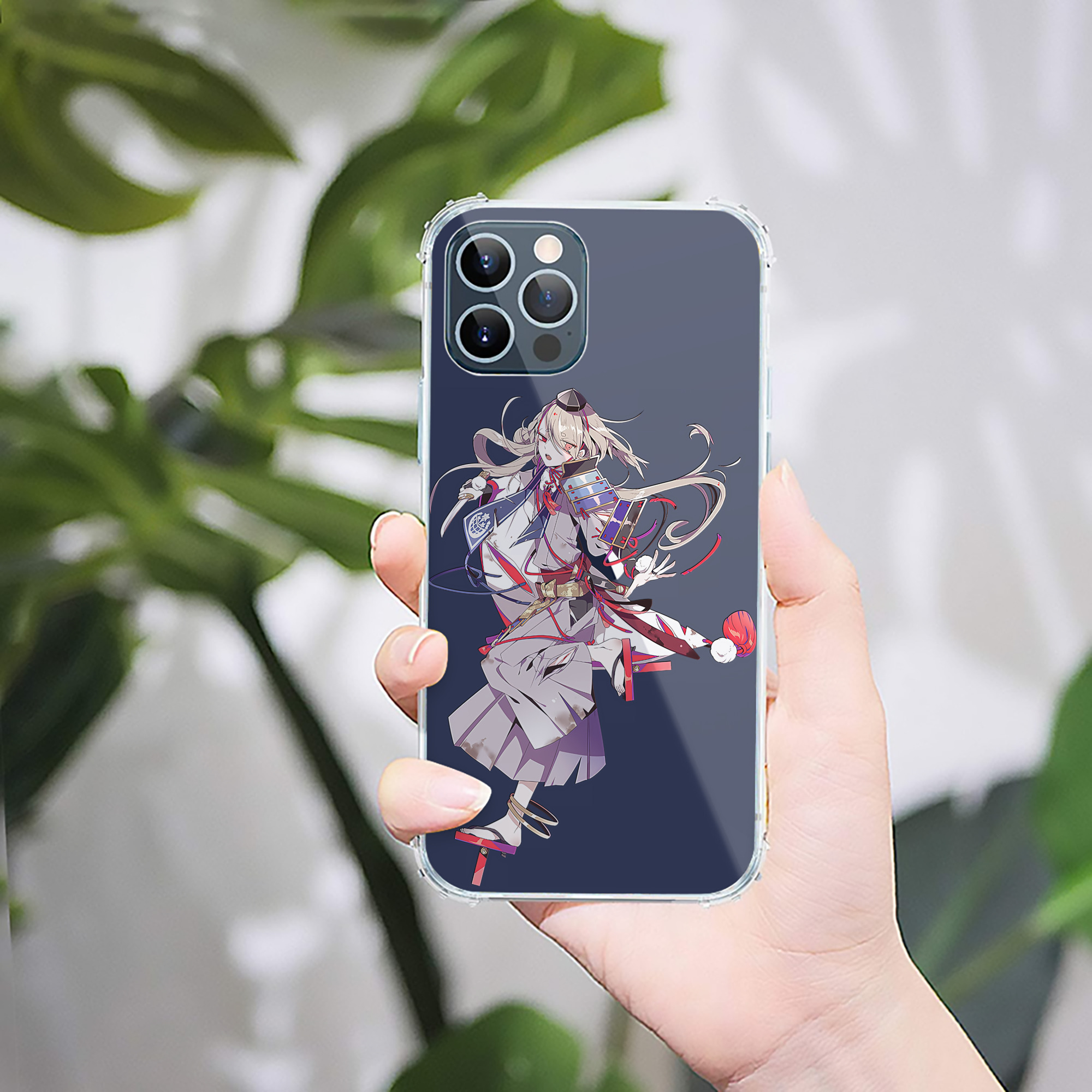 （画像用） 刀剣乱舞 Touken Ranbu 【iPhone 12シリーズ対応】透明スマホケース（クリアソフトケース）